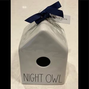 *NEW* Rae Dunn by Magenta "Night Owl" Birdhouse